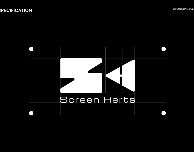 Screen Hertfordshire graphic design